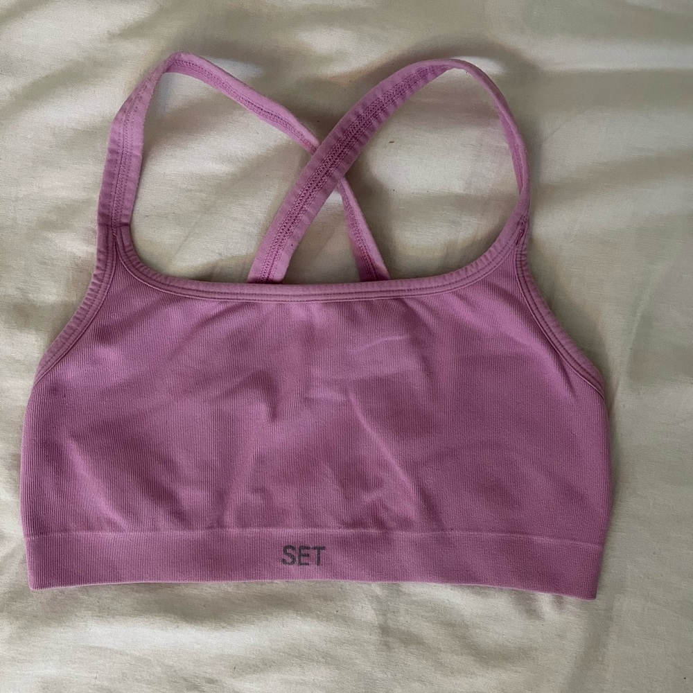 Set Active Pink Sports Bra